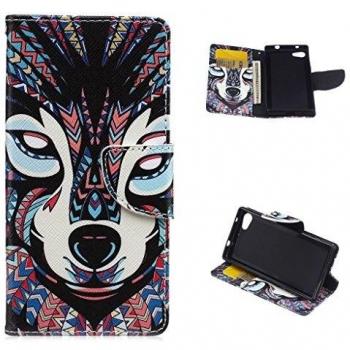Estuche Magnético con Cierre Flip para Xperia Z5 Compact