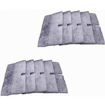 Vhbw 10x Filtre à air pour système de ventilation Lunos 9/FALD