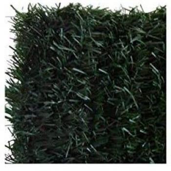 JET7GARDEN Premium Künstliche Hecke in Tannengrün – 1 x 3 m (126 Stk.)