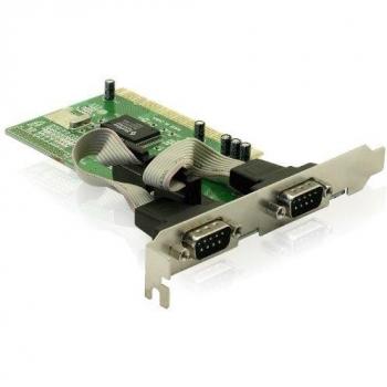 Tarjeta y adaptador DELOCK PCI 2x serial