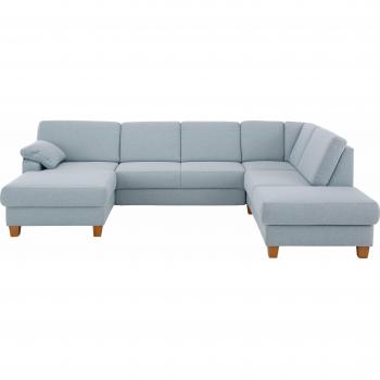 Wohnlandschaft Home Affaire “Belfort U‑Form” – Luxus-Microfaser Vintageoptik