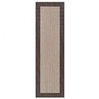 Tapis PVC résistant marron 60x200 cm