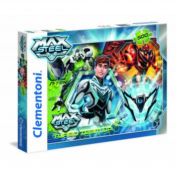Turbo Team‑Up Max Steel Puzzlegarn – 500 Teile (Clementoni 30442.4)