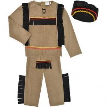 Boys' Multicolour Big Bear Indian Outfit