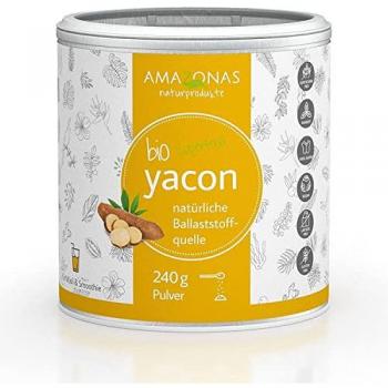 Yacon 100% Bio pur natürliche Süsse Pulver 240g
