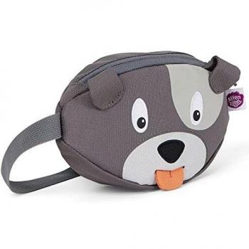 Affenzahn David Chien, Sac Banane Enfant, Gris, Taille Unique