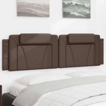 Coussin décoratif de tête de lit marron 180 cm