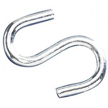 Faithfull S Hooks 3mm Galvanised (20 Pack)