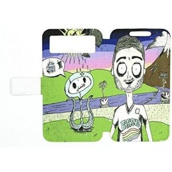 Estuche Flip PU con diseño retro