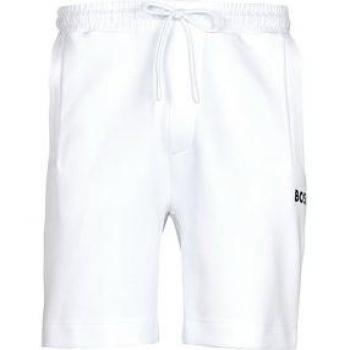 Headlo Short BOSS, pantalón corto blanco para hombre