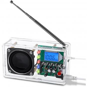 Kit de radio DIY con luz de flash LED