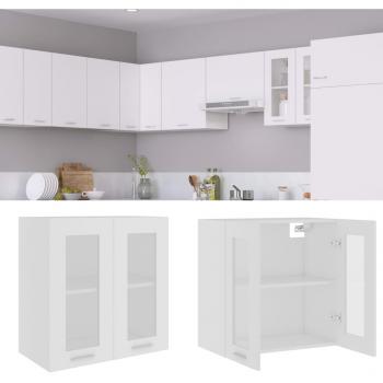 Estante de Parede VidaXL Vidro 60x31x60 – Contraplacado Branco