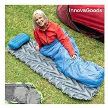 Colchoneta y almohada hinchables ultraligeras InnovaGoods