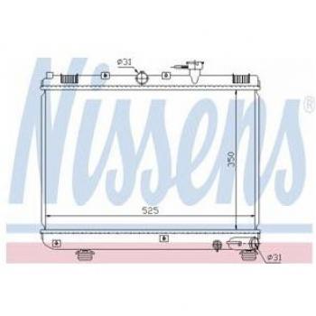 Radiador de Agua KIA 2002-2005 Nissens 66624