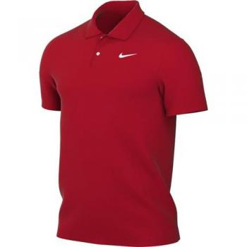 Polo Masculin Nike Dri‑Fit Rouge – Short – Coupe Élégante – S