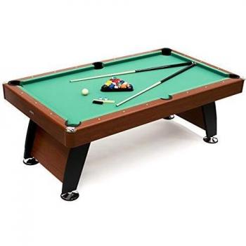 Table de jeu billard DEVESSPORT Alejandria 212x118x78 cm, Marron, Semi-pro, 85 kg