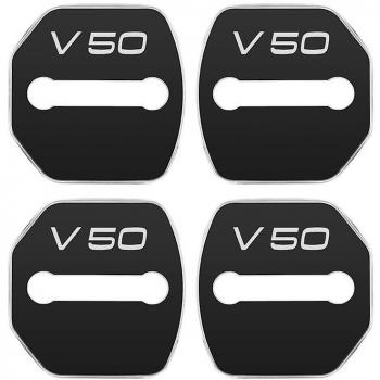 Housse de protection en acier inoxydable pour serrure de porte Volvo V50