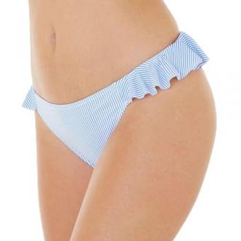 Plongeon Doux Slip Bleu Taches Blanches
