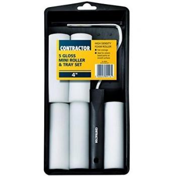 Harris T-Class Contractor Gloss Mini Paint Roller Tray Set