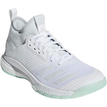 Adidas Damen Crazyflight X 2 Mid Volleyballschuhe – FTWR White/Blue Tint (S18)