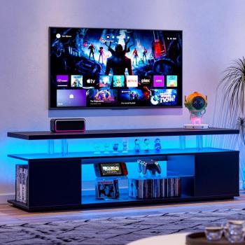 Stand TV con Scomparti di Stoccaggio per TV LED