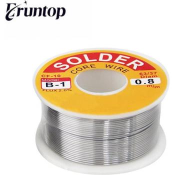Alambre de soldadura 100g, núcleo de colofonia, diámetros de 0.5 a 2.0mm