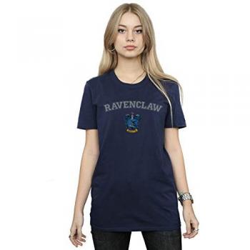 Navy Blue Ravenclaw Crest Boyfriend Top