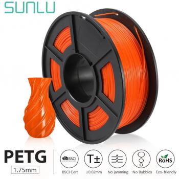 PETG 3D Printer Filament 1.75mm Black 2.2LB