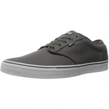 Vans Atwood Grey Canvas Sneaker – White/Pewter, Men’s 9 UK
