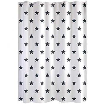 Tapa Ducha Gelco Estrellas en Blanco y Gris 180 × 200
