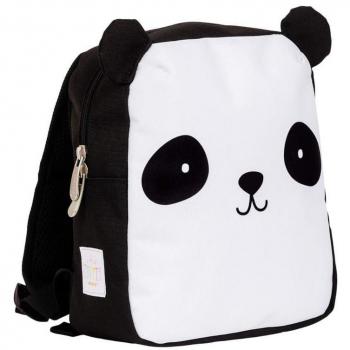 Panda Junior 5,5 L – Sac à Dos Polyesté Noir/Blanc (A Little Lovely Company)