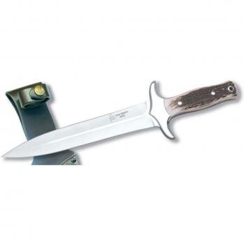 Cuchillo Montería Ciervo 230 “Fuerza” con estuche de cuero