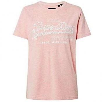 Camiseta Superdry para Mujer, VL Floral Infill Entry, Rosa