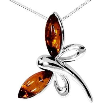 Elegante Kette mit Schmetterling aus Silber