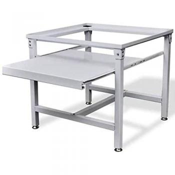 Pedestal Doble de la Lavadora y la Secadora Blanco Soporte Mueble Base Capacidad de carga 100 kg