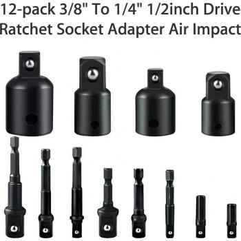 Conjunto reductor hembra 1/2 pulgadas 3/8in a 1/4in