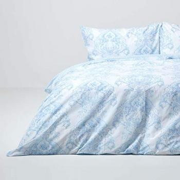 Double Blue French Toile Duvet Cover Set