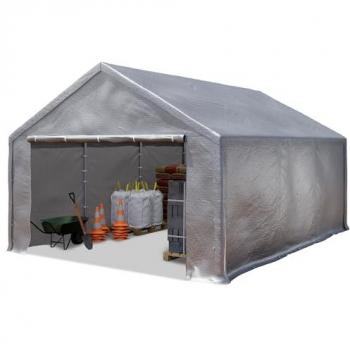 Capannone Tenda 4x6m Telone PE350 Grigio Impermeabile – Toolport