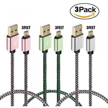 Cavi USB Intrecciati per Dispositivi Mobili Samsung HTC LG Sony