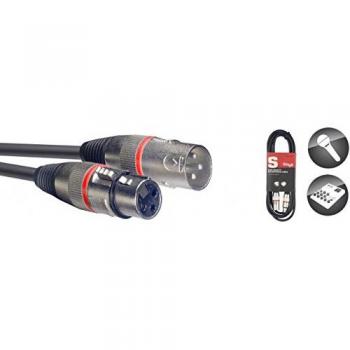 Stagg SMC6 RD 6 m XLR Microphone Cable – Red Ring Red Edition