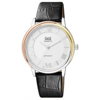 Orologio classico da uomo Q&Q con quadrante nero
