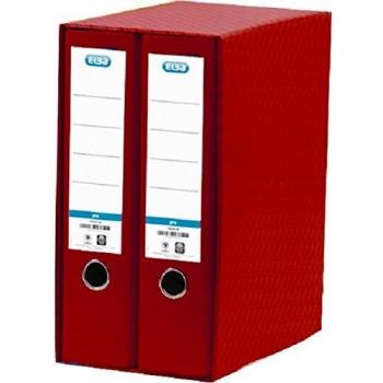 Elba 2‑Portes Levier DIN A4 Rado Rouge 80 mm