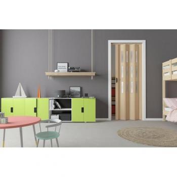 Luciana Esche Holz Falttür 3-Fenster-Design