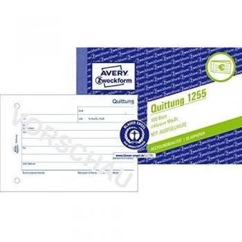 Avery Zweckform 1255 Quittung inkl. MwSt. Recycling