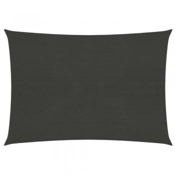 HDPE 160 g/m² Sunshade Sail (Anthracite) 4×5 m – vidaXL