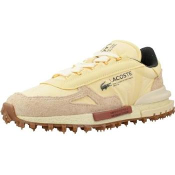Lacoste Elite Unstructured Yellow‑Beige Footwear – EU 38