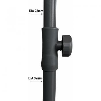 RiflessoVeloce – Tenda da Balcone 200x125 cm Rettangolo Pieghevole Sabbia UV 50 con Custodia Protettiva