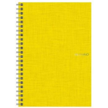 Quaderno a spirale Fabriano A4 quadretti giallo limone