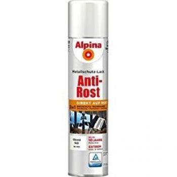 Alpina 400 ml Metallschutzlack Spray RAL 9010