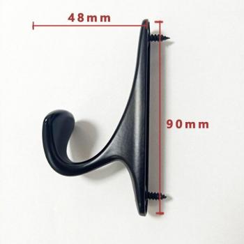 Support de rangement noir pour vêtements